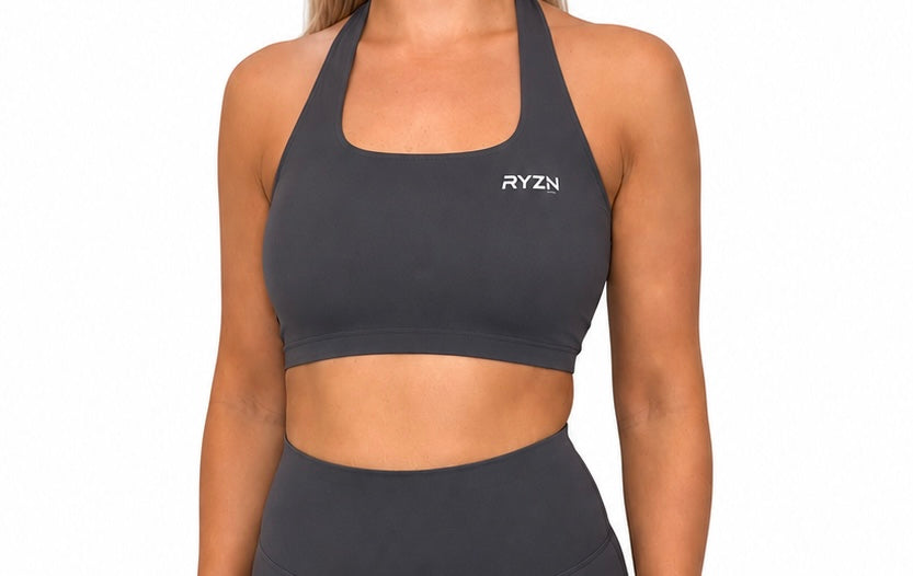 Club Collection Halter Sports Bra